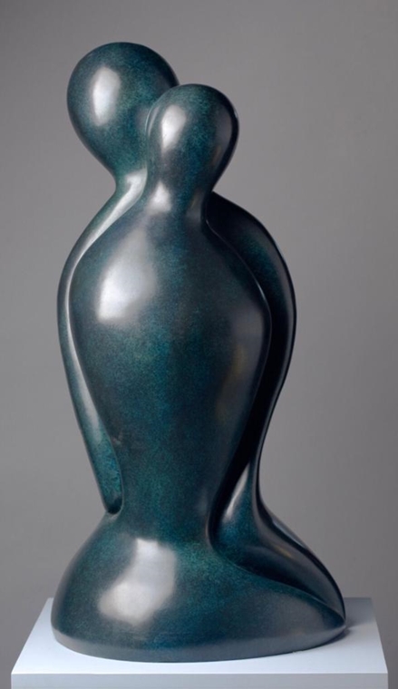 Richard Hudson, 2007, Embrace, Bronze patina