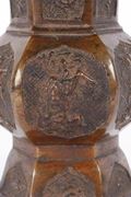 17th - 18th century, Japan, Edo period or earlier, 17th century, Bronze Flower Vessel, Bronze