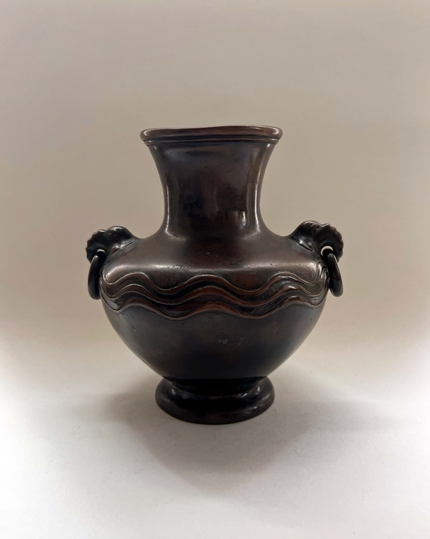 c. 1890, Bronze Flower Vase