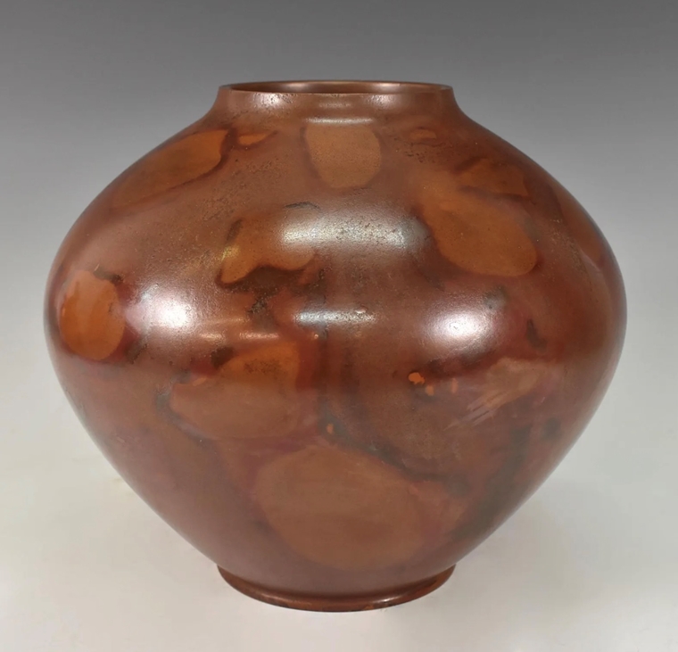  c. 1935, Bronze Flower Vase