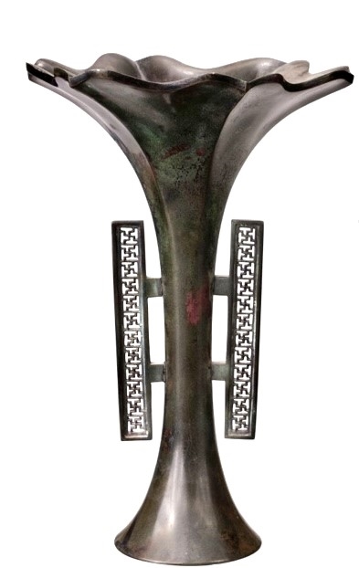 Bronze Flower Vase, Bronze