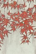 Zhi Guan, 2023, Red Leaves & White Stream