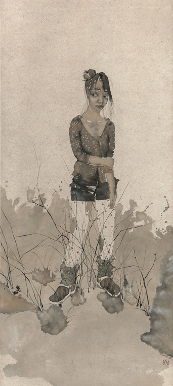 Qinghe Liu, 2010, Portrait of Li Ming 