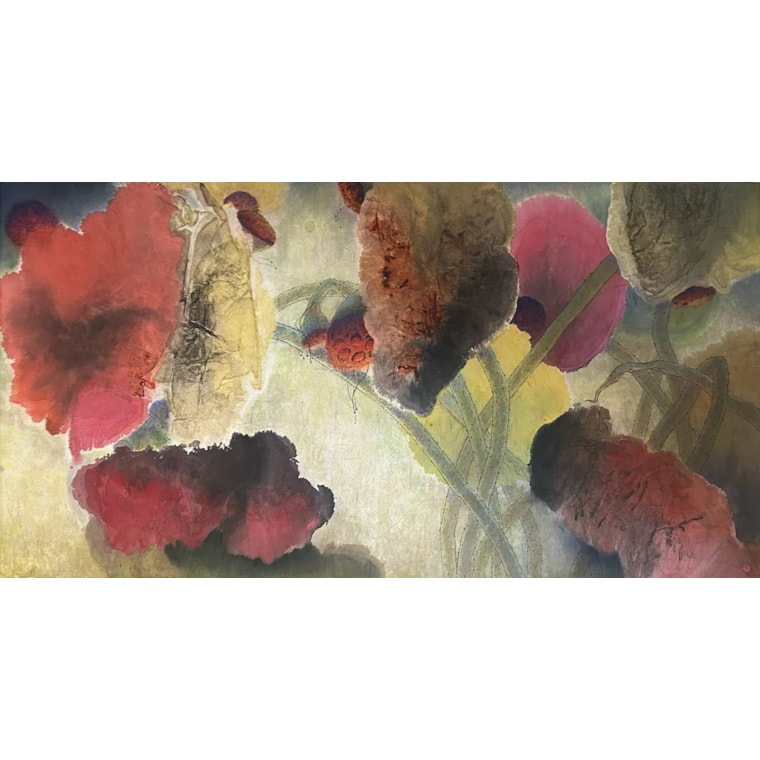 Yang Yanping 杨燕屏, 2017, Deep Autumn, Ink and colour on paper