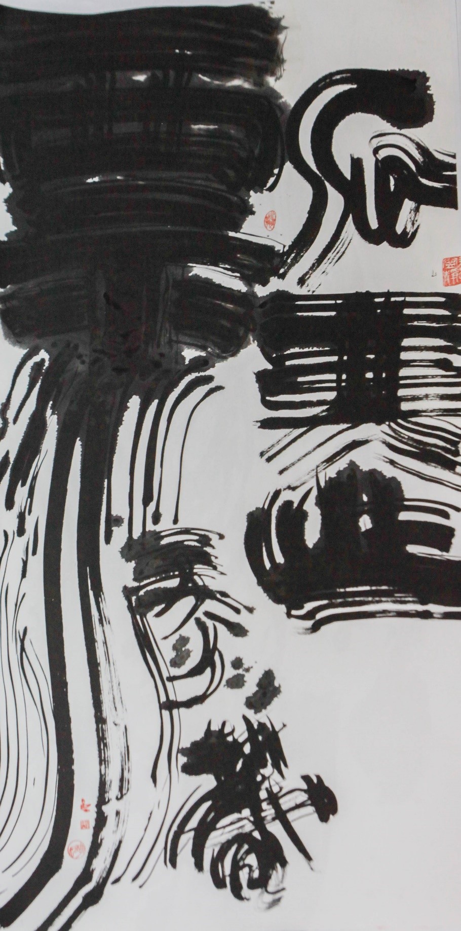 Pham Van Tuan, 2017, Bầu trời thêm xuân, Ink on paper