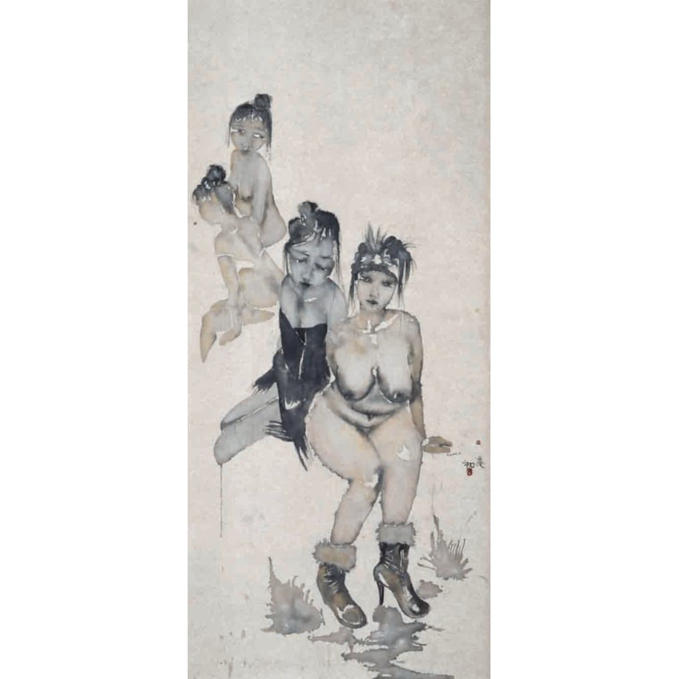 Qinghe Liu,  2009 , Four Questions 