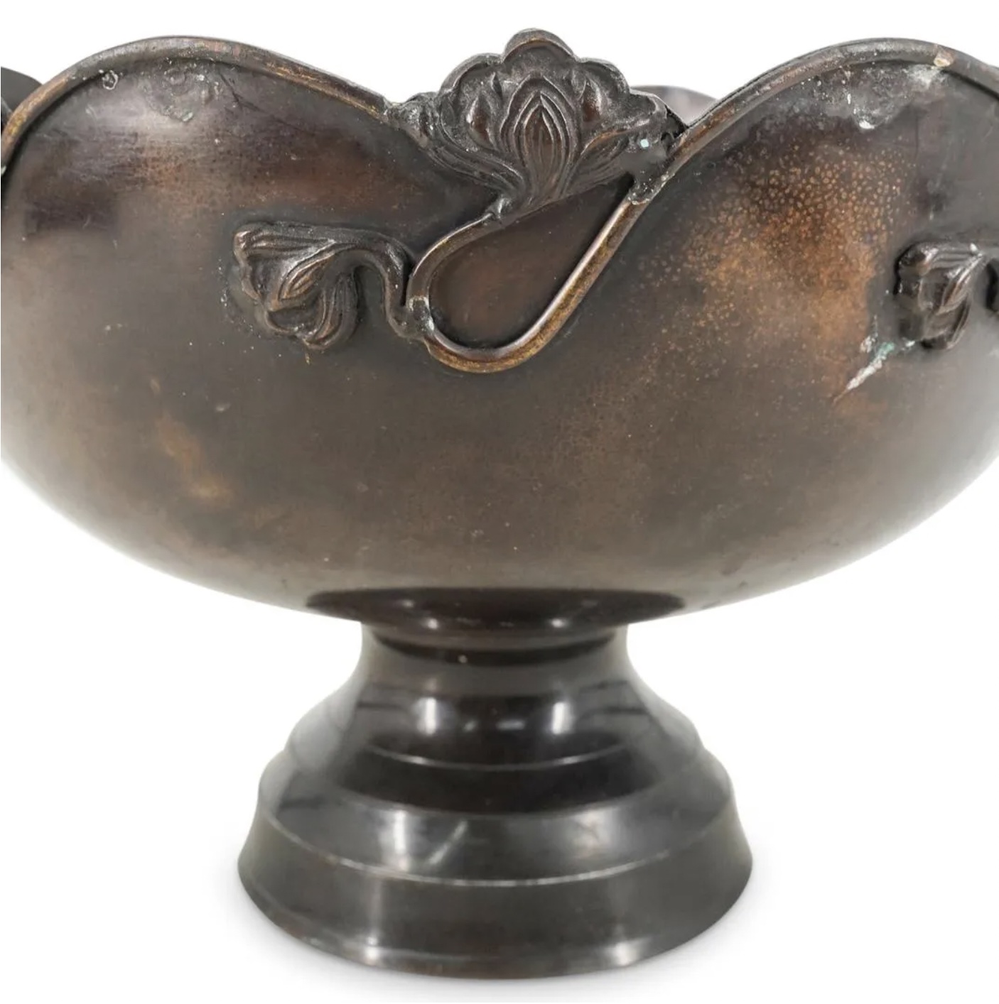 c. 1920, Japan, 20th century, Bronze Basin