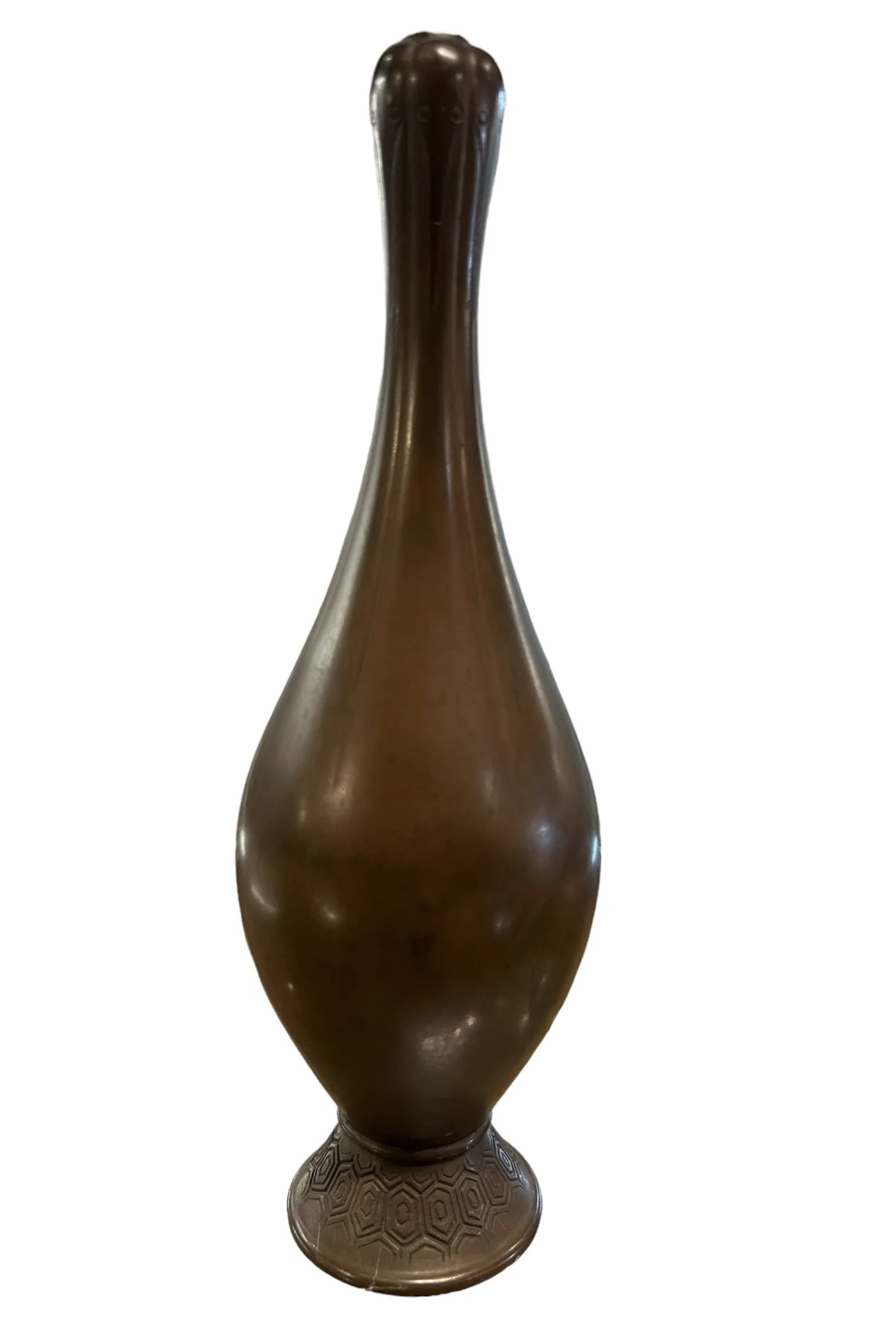 c. 1940, Japan, 20th century, Bronze Flower Vessel