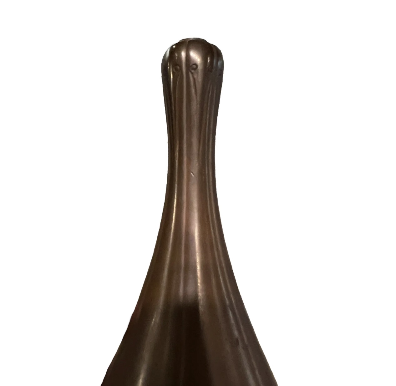 c. 1940, Japan, 20th century, Bronze Flower Vessel