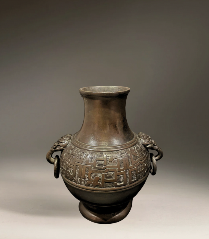 China, Qing period, 18th century, Bronze Flower Vase, Bronze