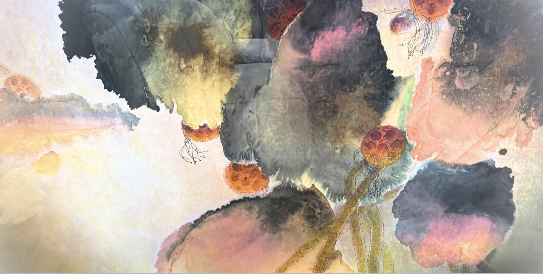 Yang Yanping 杨燕屏, 2000, Sunshine in Deep Autumn, Coloured ink on rice paper