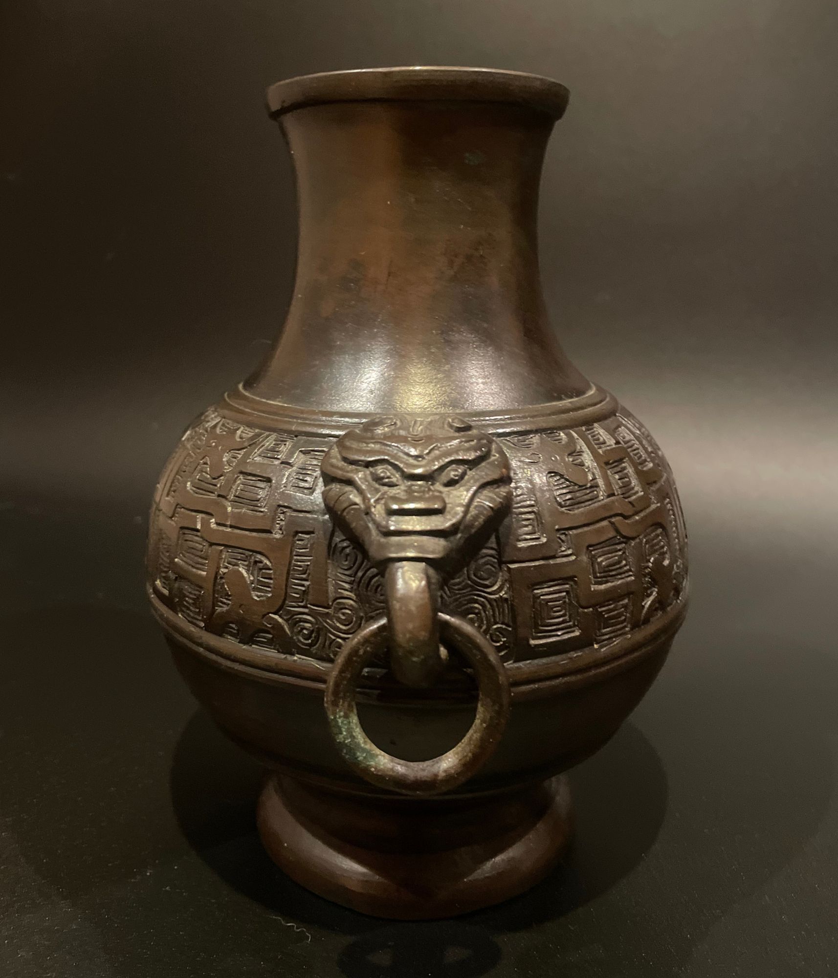 China, Qing period, 18th century, Bronze Flower Vase, Bronze